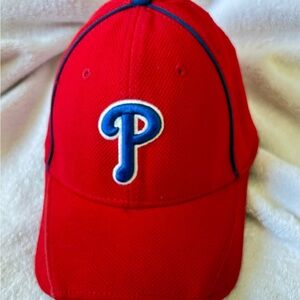 Philadelphia Phillies Official Batting Practice Cap Red Authentic By New Era